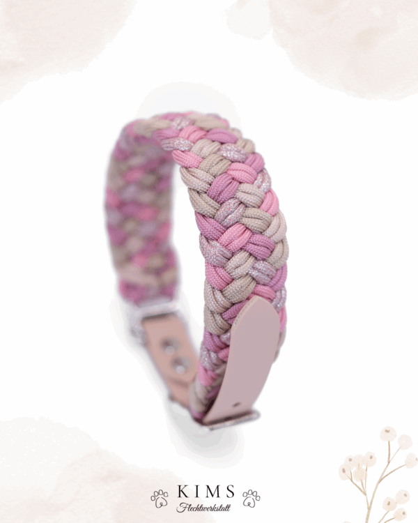 Paracord Halsband Geflochten 5 Farbig