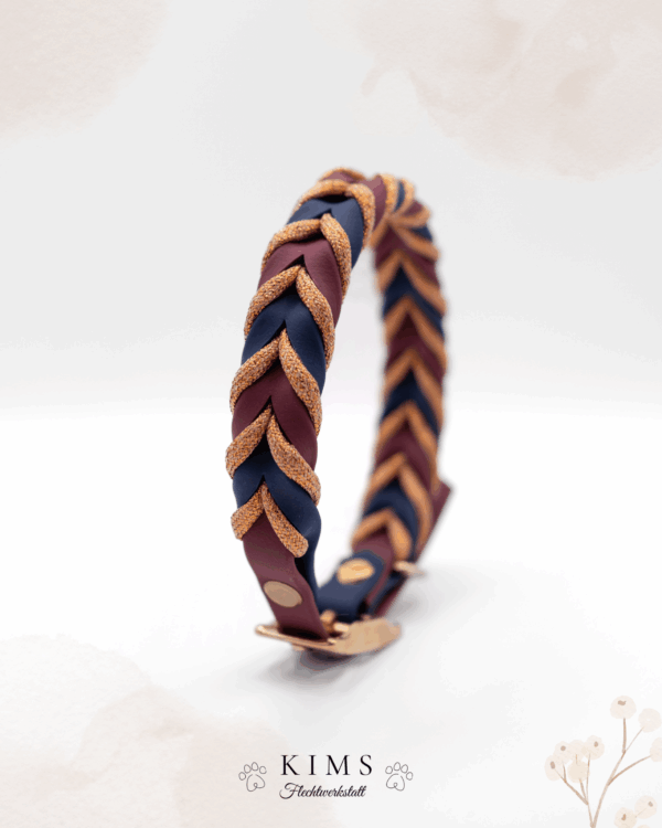 Biothane Halsband Geflochten (mit Paracord)
