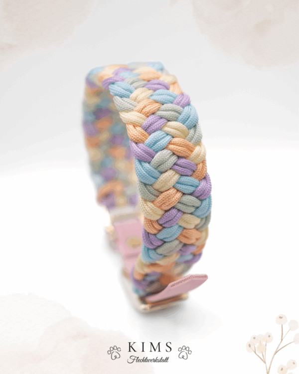 Paracord Halsband Geflochten 5 Farbig