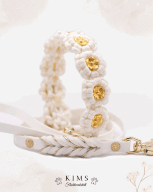 Paracord Halsband Blümchen