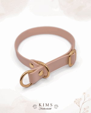 Biothane Halsband Zugstopp Nude