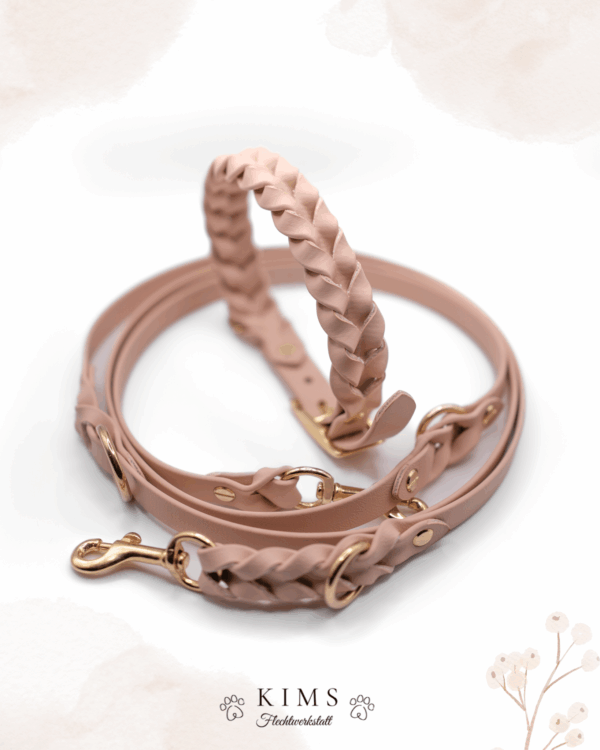 Biothane Halsband Geflochten
